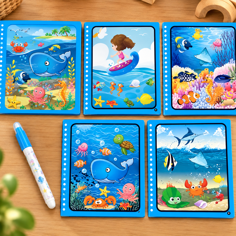 Wassermalbuch für Kinder