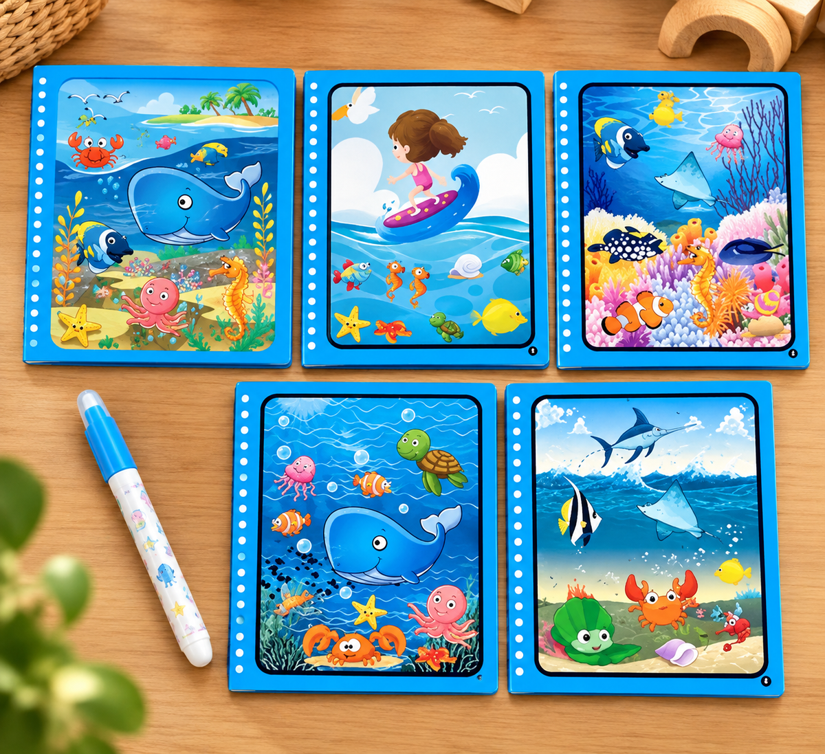 Wassermalbuch für Kinder