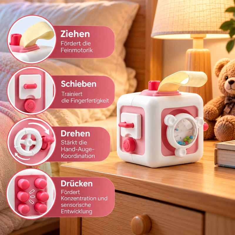 Montessori Motorikwürfel 6 in 1 – Ansicht 4