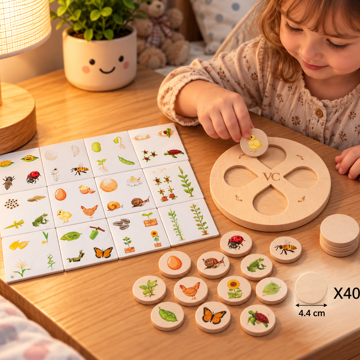 Montessori Lernspiel Lebenszyklus – Ansicht 4