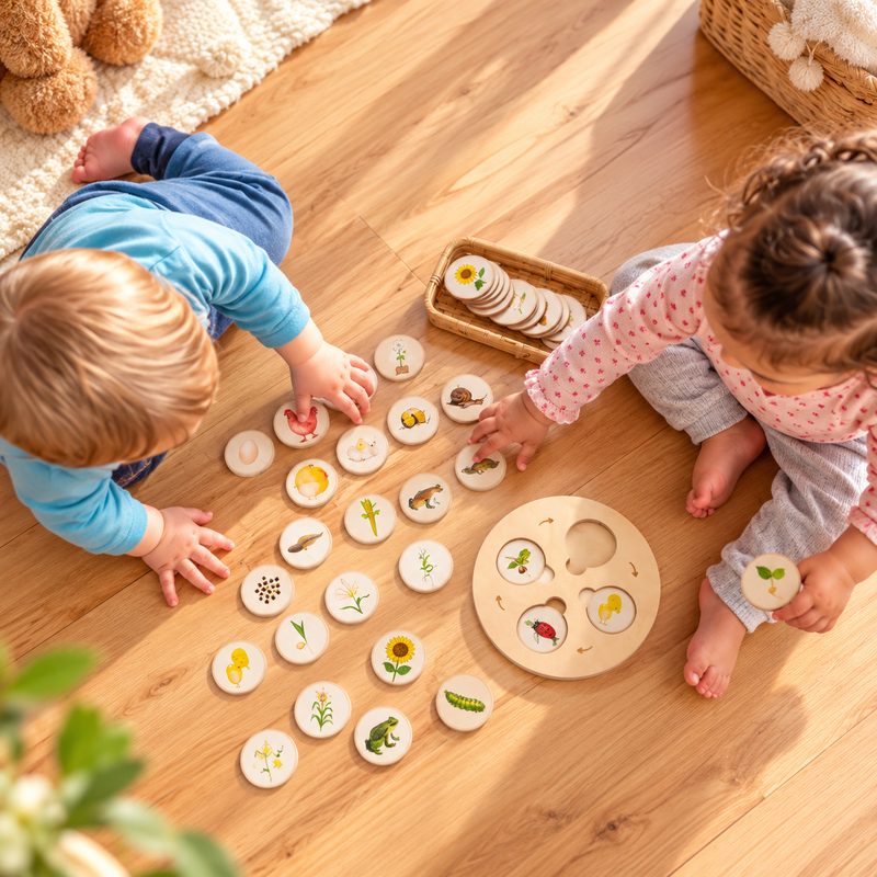 Montessori Lernspiel Lebenszyklus – Ansicht 2