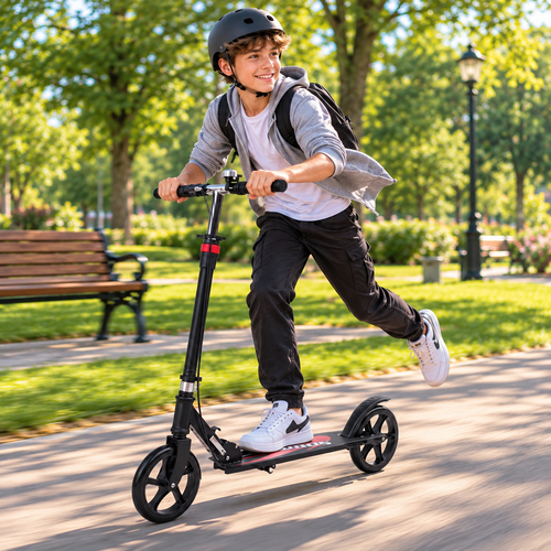 Cityroller klappbar für Kinder & Erwachsene mit Korb