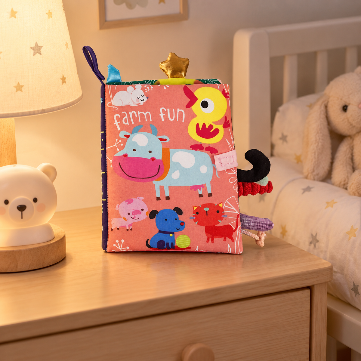 Baby Stoffbuch mit Knisterpapier – Ansicht 3