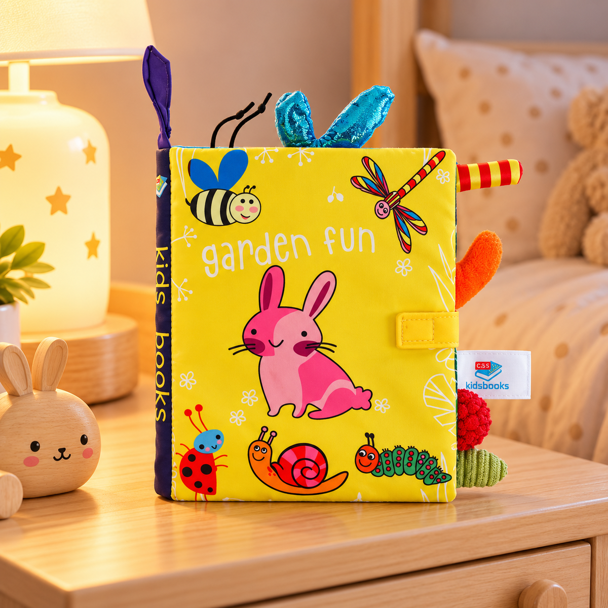Baby Stoffbuch mit Knisterpapier – Ansicht 5