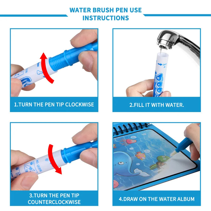 Wassermalbuch für Kinder