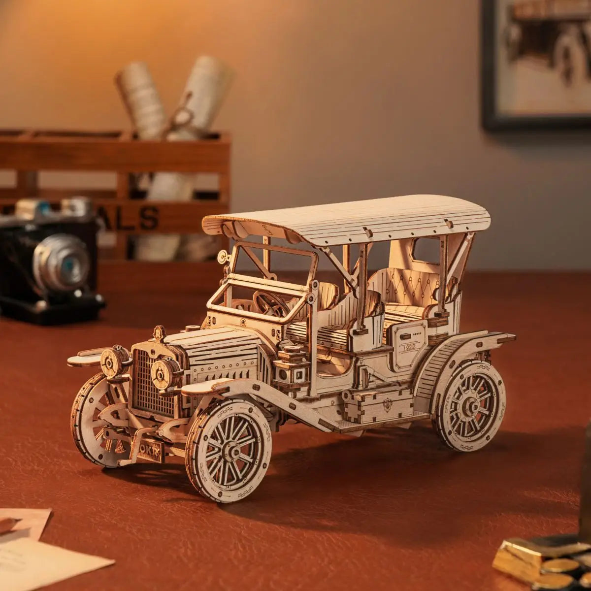 Robotime ROKR 3D Holzpuzzle Oldtimer 1:15