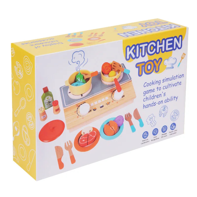 Kinderküche Zubehör Holz – Kochset