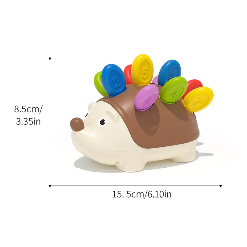 Montessori Igel Steckspiel Zahlen und Farben – Ansicht 6