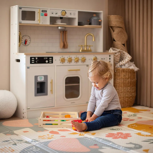 Kinderküche Holz XXL mit Licht & Sound