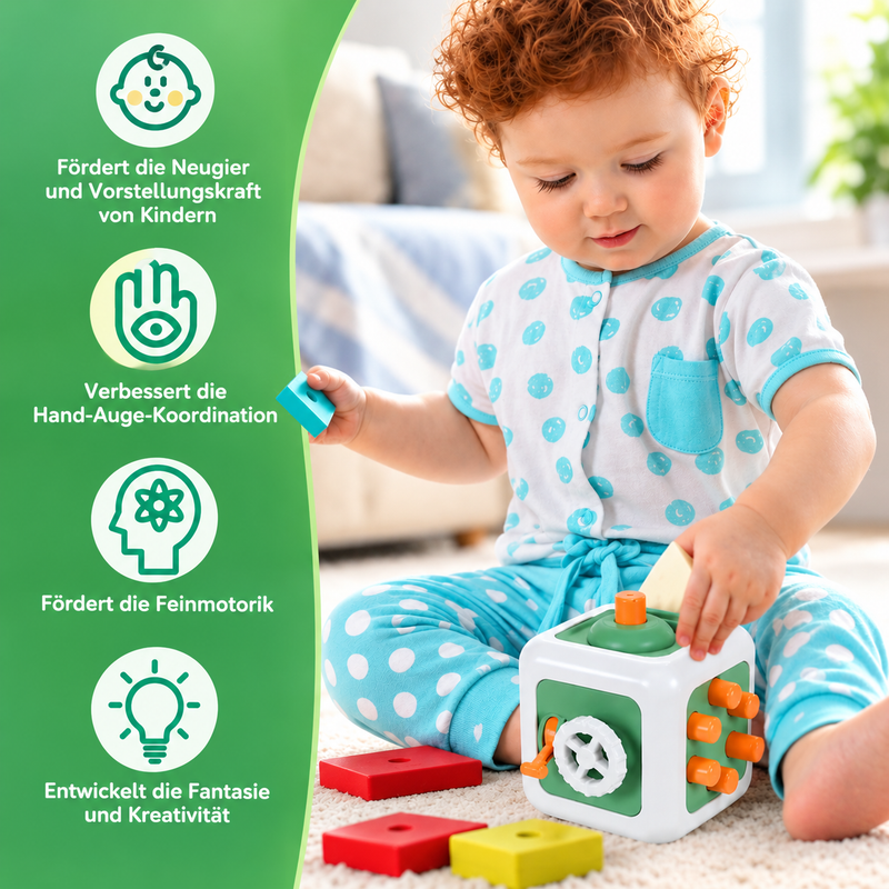 Montessori Motorikwürfel 6 in 1 – Ansicht 6