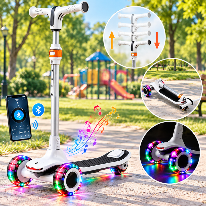 Kinderroller mit Musik und LED Rädern – Ansicht 3