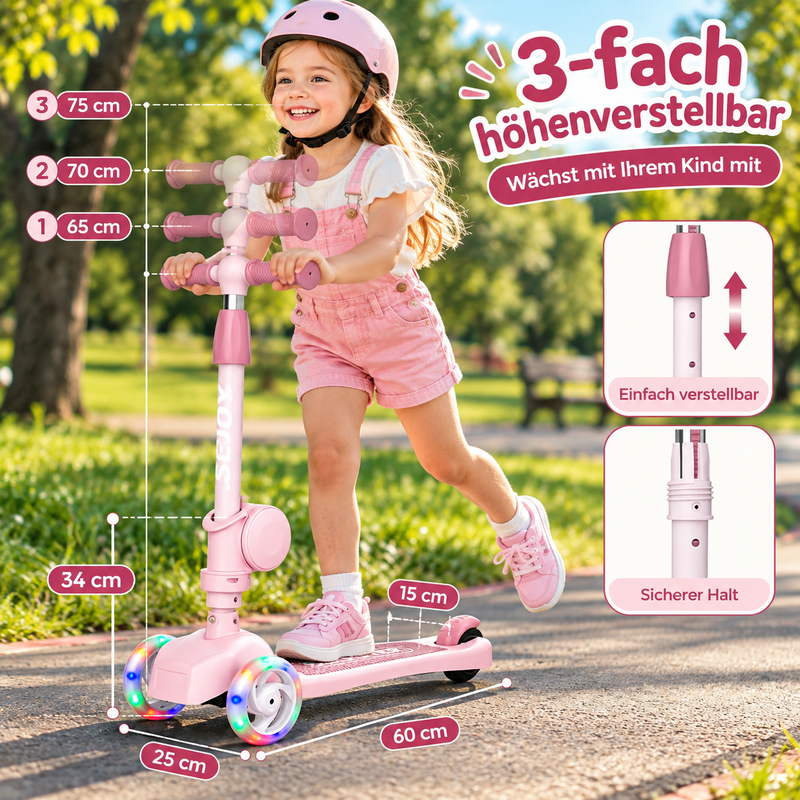 SEJOY Dreiradroller mit Sitz – Ansicht 2